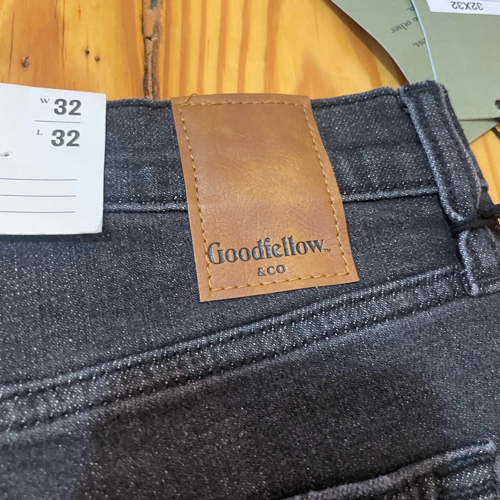 NWT Goodfellow & CO Total Flex Slim Black Jeans Size 32 - Picture 9 of 10